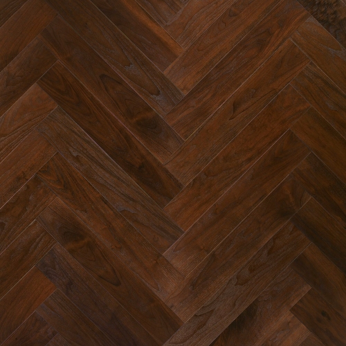 曼哈頓天然胡桃木人字拼90°