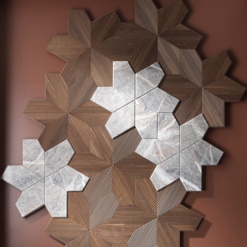 阿扎利亞拼花墻板